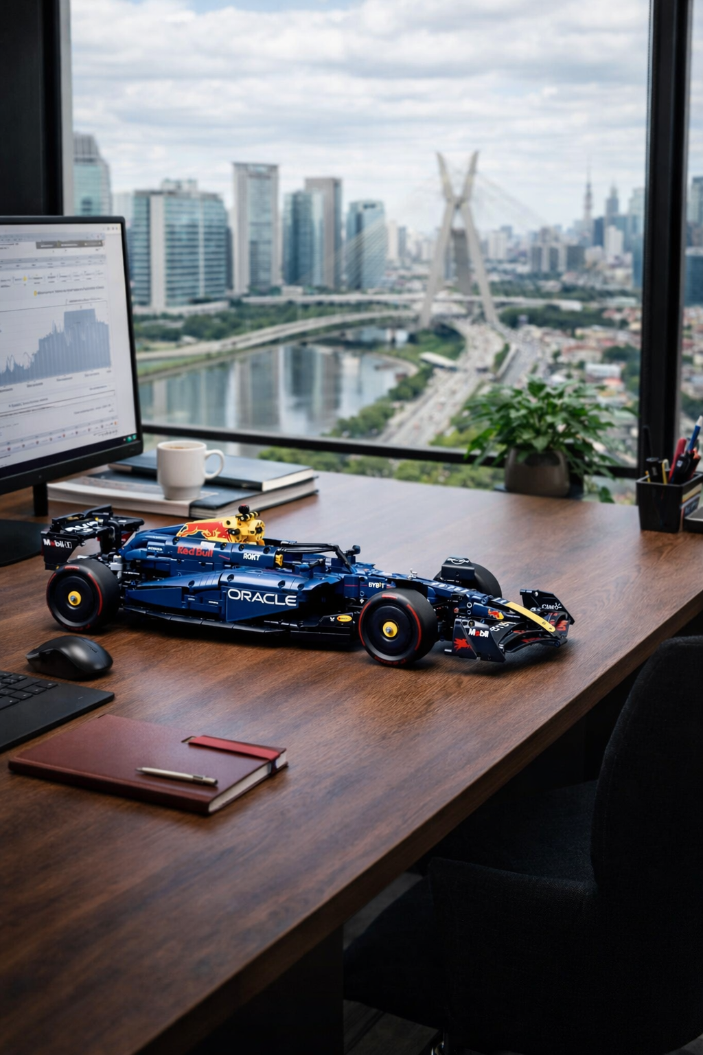 Fórmula 1 - Red Bull RB20 Oracle (1639 peças)