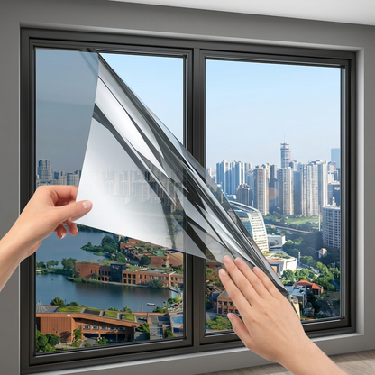 Window Heat Blocking Film - Easy 30 Minute Installation, No Tools