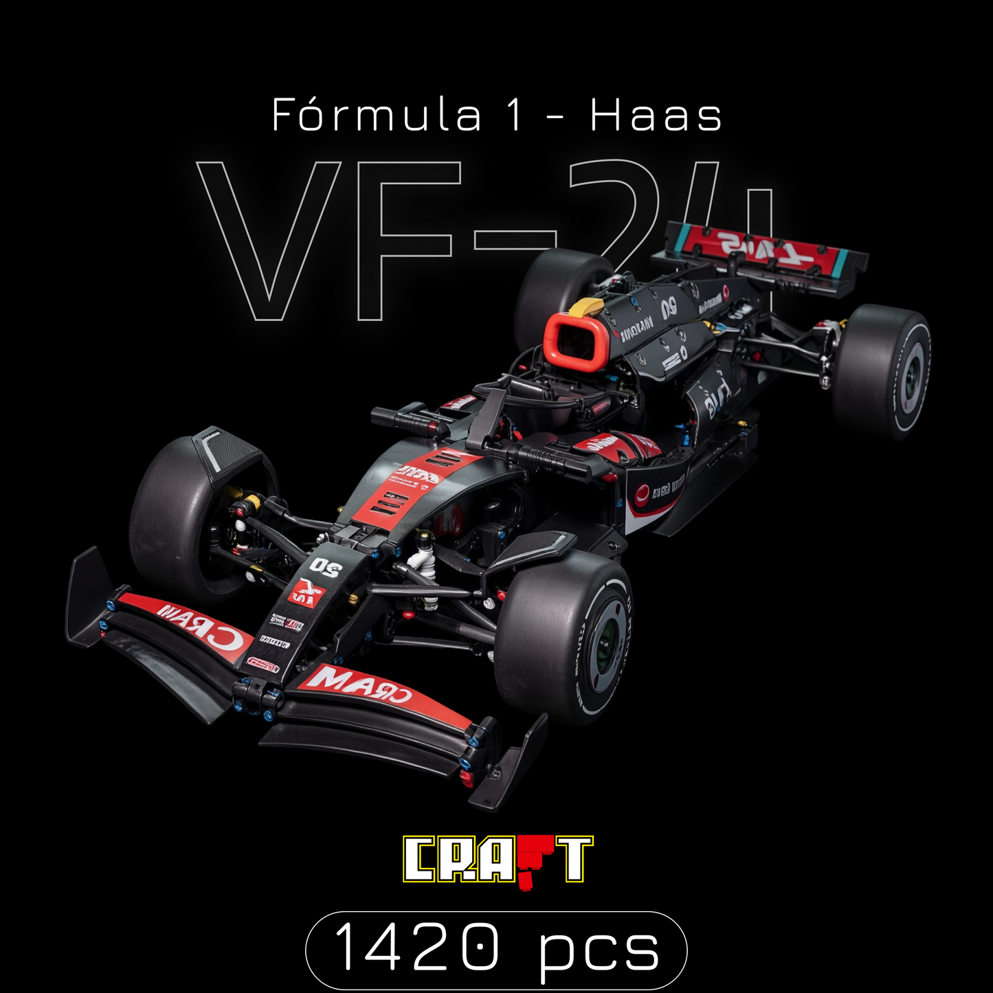 Fórmula 1 Haas VF-24 (1420 peças)