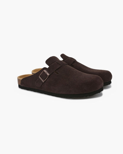 Old Money Suede Clogs
