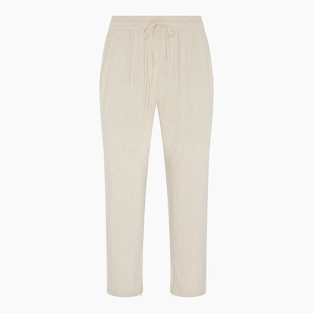 Oatmeal Linen Trousers