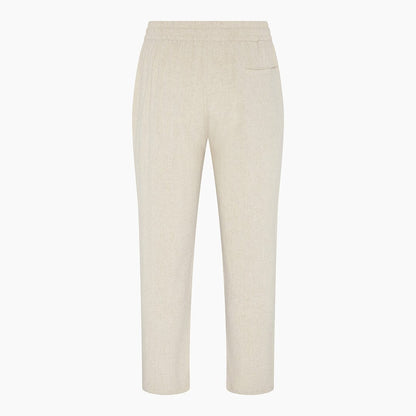 Oatmeal Linen Trousers
