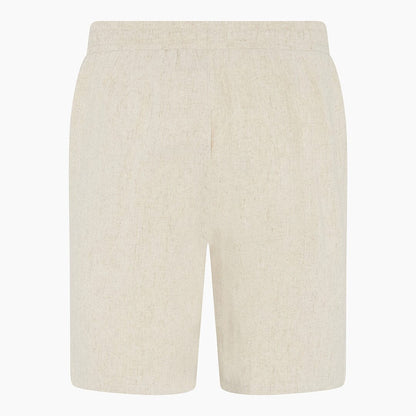 Oatmeal Linen Shorts