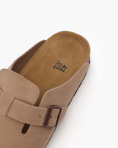 Old Money Suede Clogs