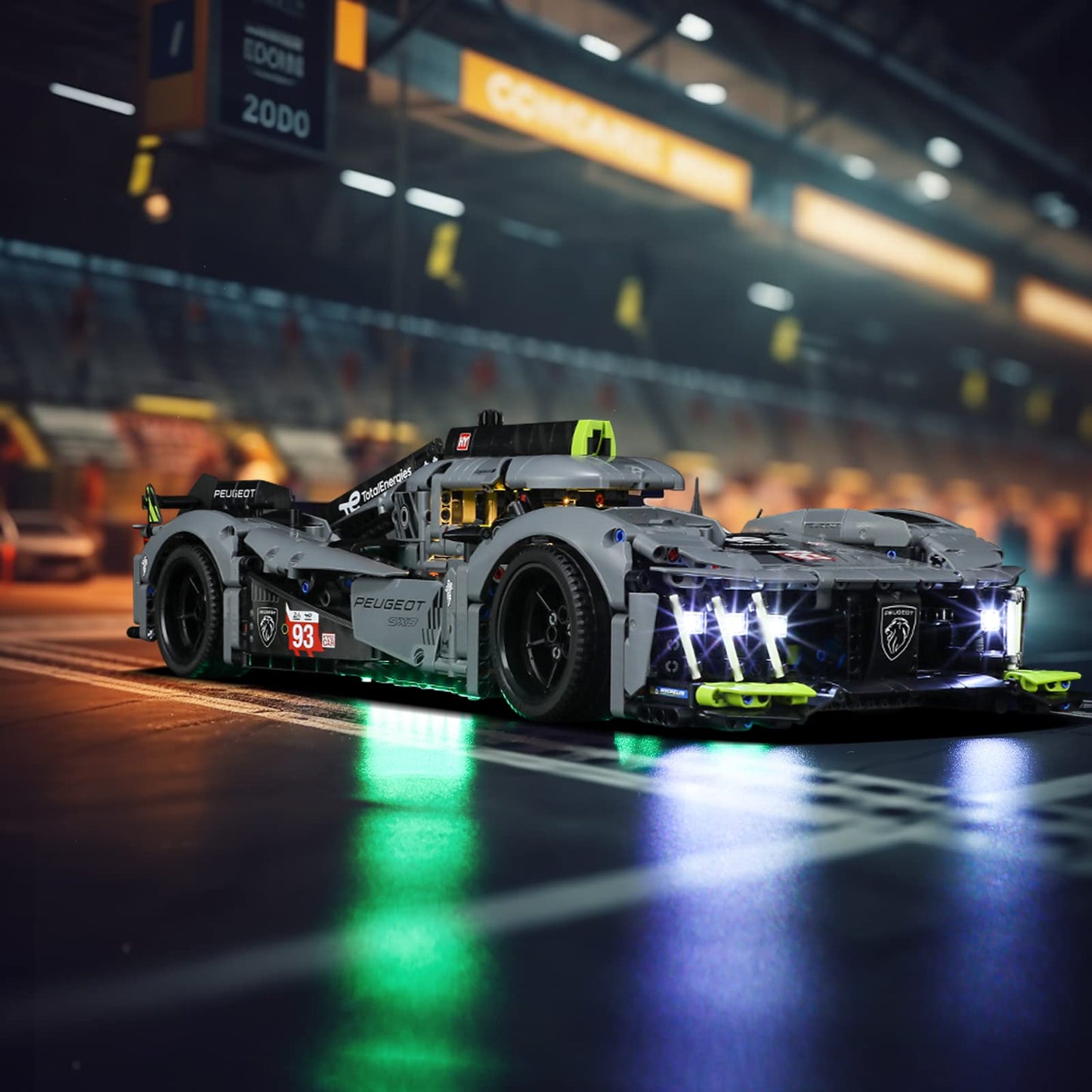 Peugeot 9x8 LeMan Hybrid Hypercar (1775 peças)