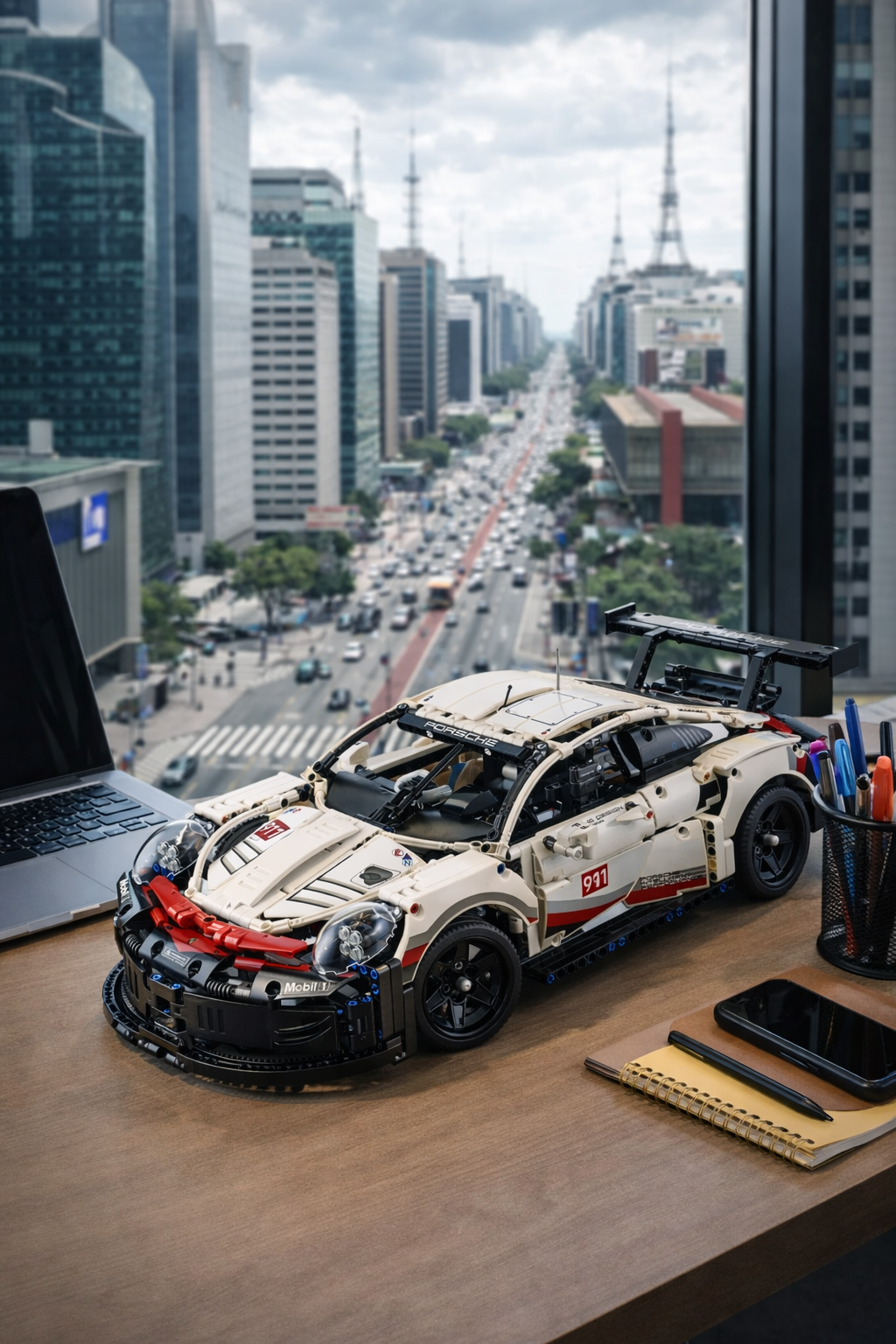 Porsche 911 RSR (1580 peças)