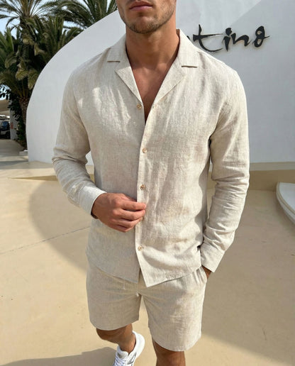 Oatmeal Linen Shirt