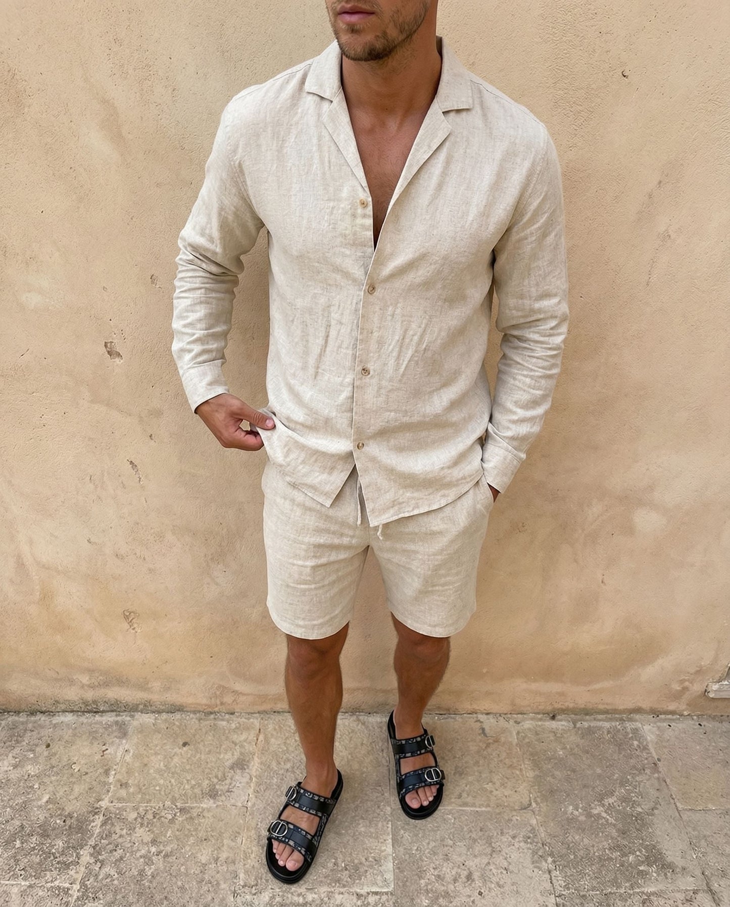Oatmeal Linen Shirt