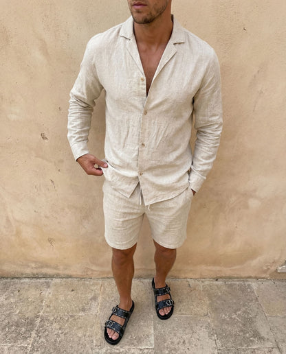 Oatmeal Linen Shirt