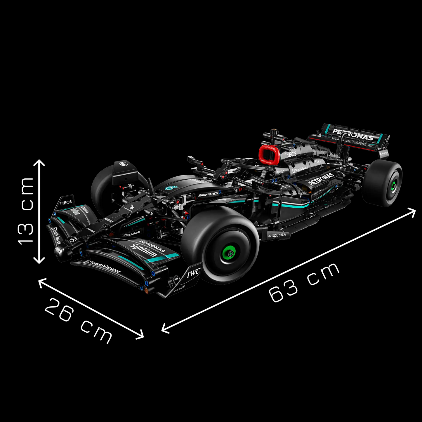 Fórmula 1 - Mercedes-AMG W14 (1642 peças)