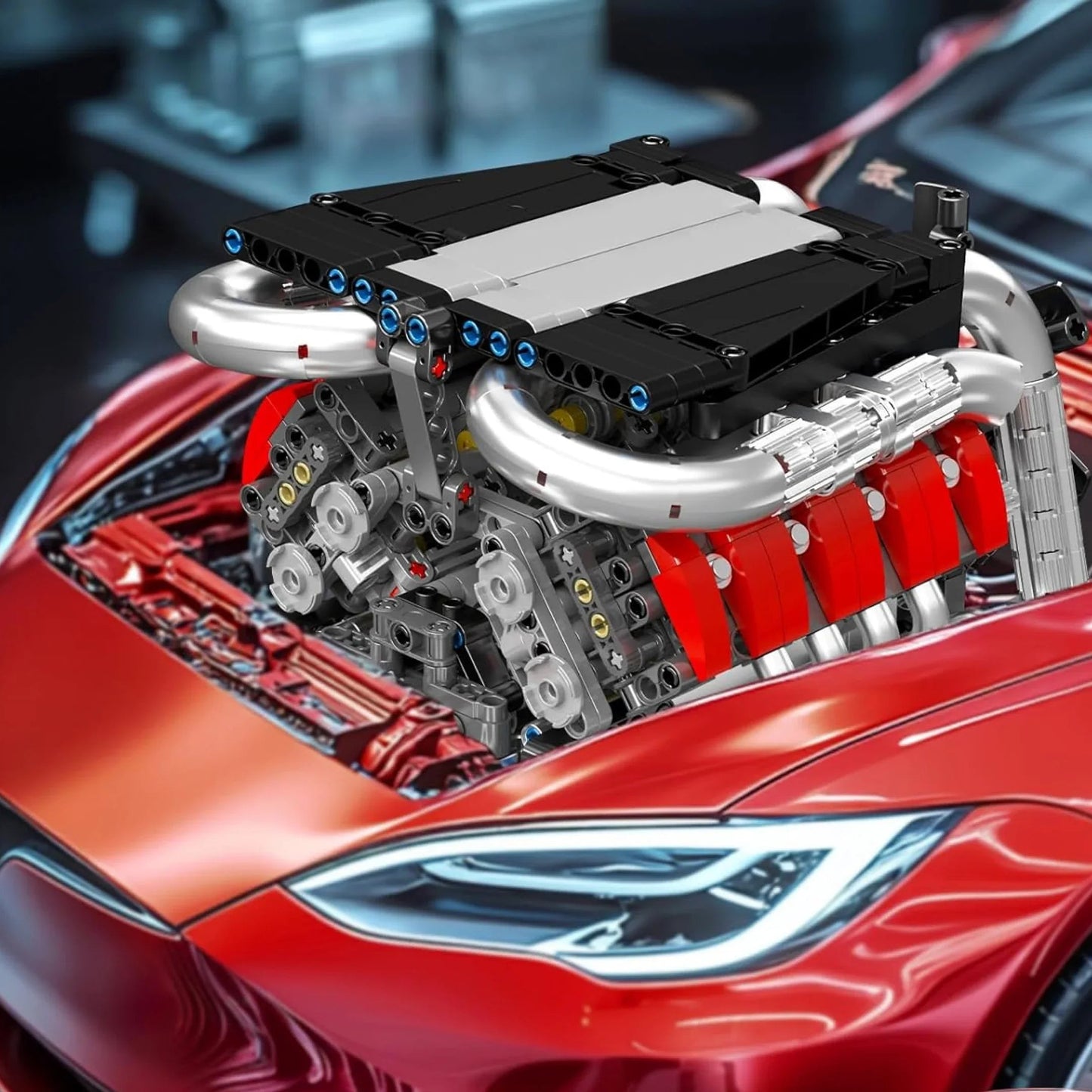 Motor V8 (1169 peças)