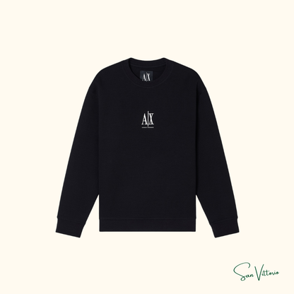 Moletom com Logo Bordado Armani Exchange
