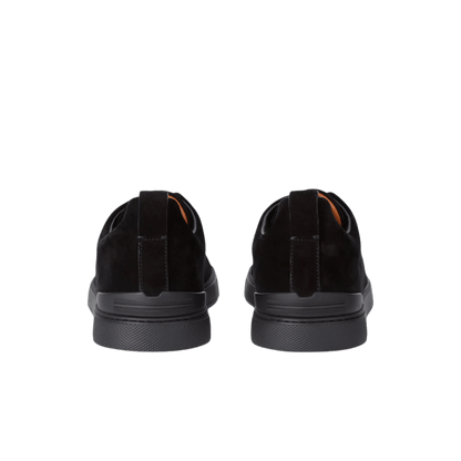 Zegna Men's Suede Triple Stitch Sneakers