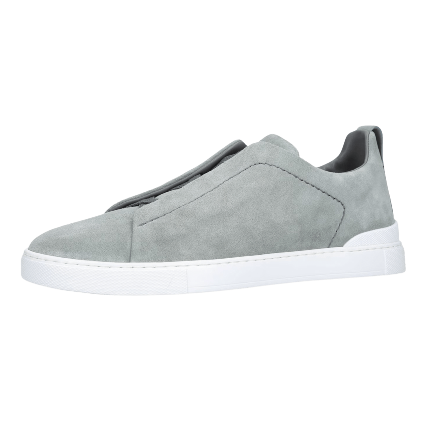 Zegna Men's Suede Triple Stitch Sneakers