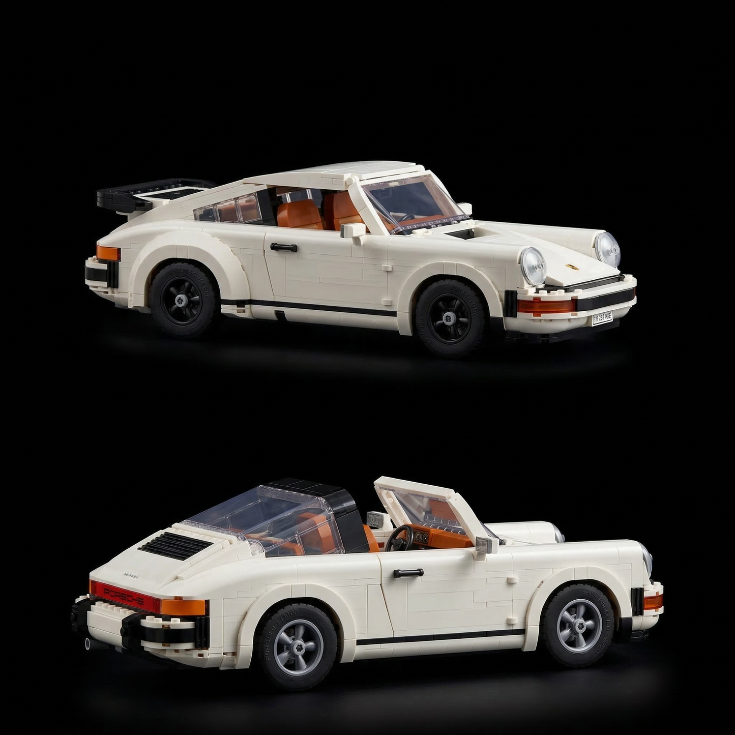 Porsche 911 Turbo ou Targa (1458 peças)