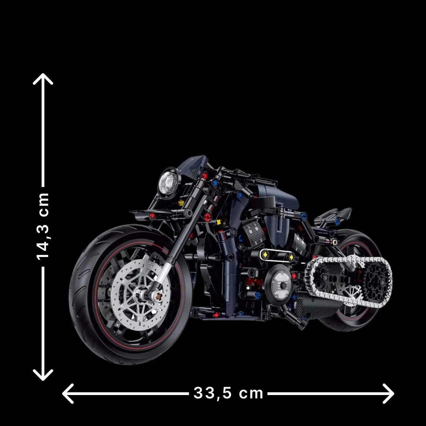 Harley Davidson Black Rod (562 peças)