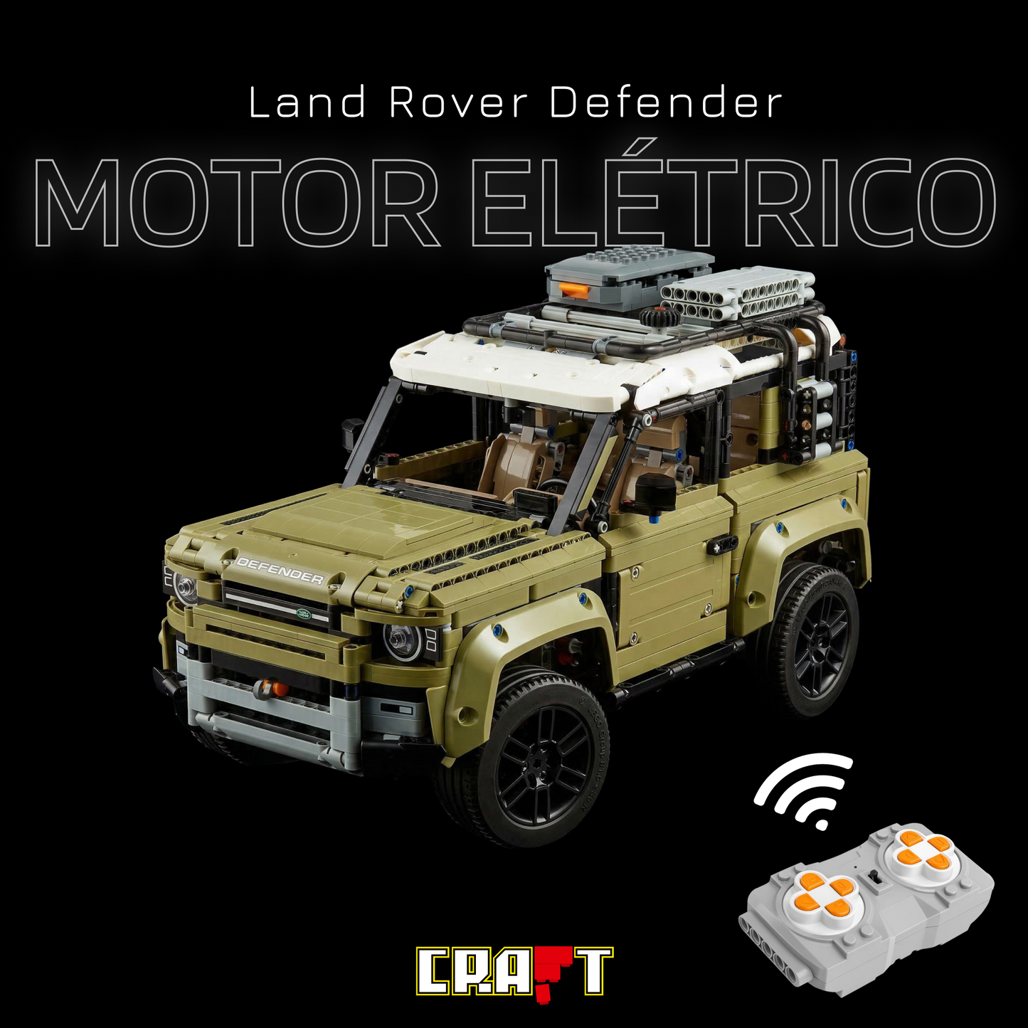 Kit Motor Elétrico para a Land Rover Defender
