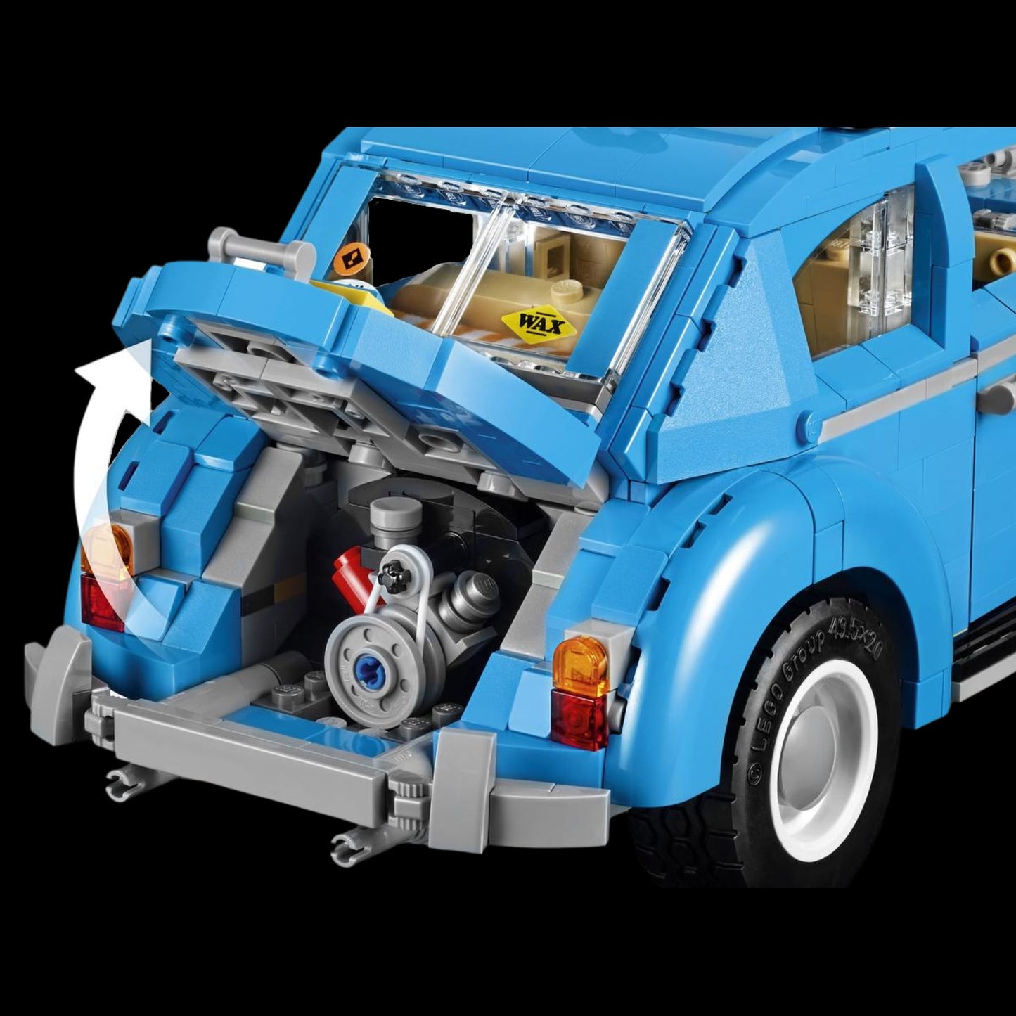 Fusca Azul do Surf (1193 peças)