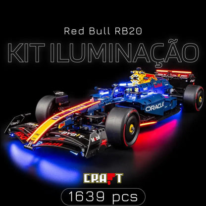 Fórmula 1 - Red Bull RB20 Oracle (1639 peças)