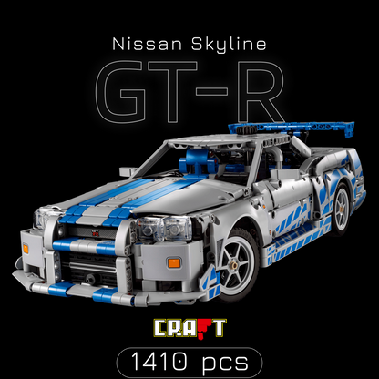 Nissan Skyline GT-R - Velozes e Furiosos (1410 peças)